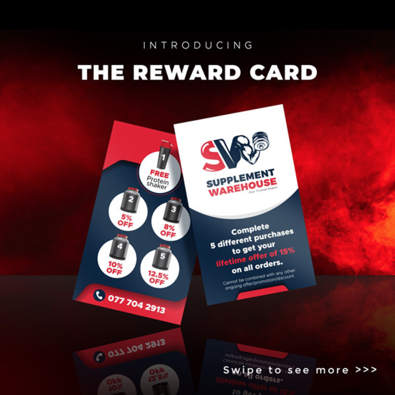 Supplement Warehouse Reward Card Promotion